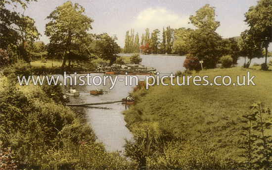Meadows Lake, Billericay, Essex. c.1950's